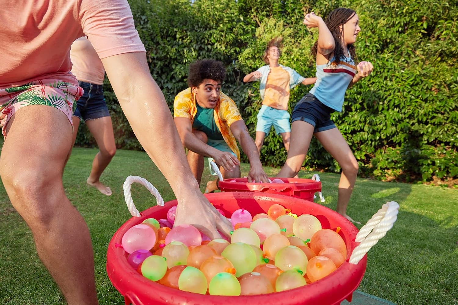 image:imageBunch O Balloons Tropical Party 6 Pack by ZURU 200 RapidFilling SelfSealing Tropical Colored Water Balloons for Outdoor Family Friends Children Summer Fun 6 PackTropical