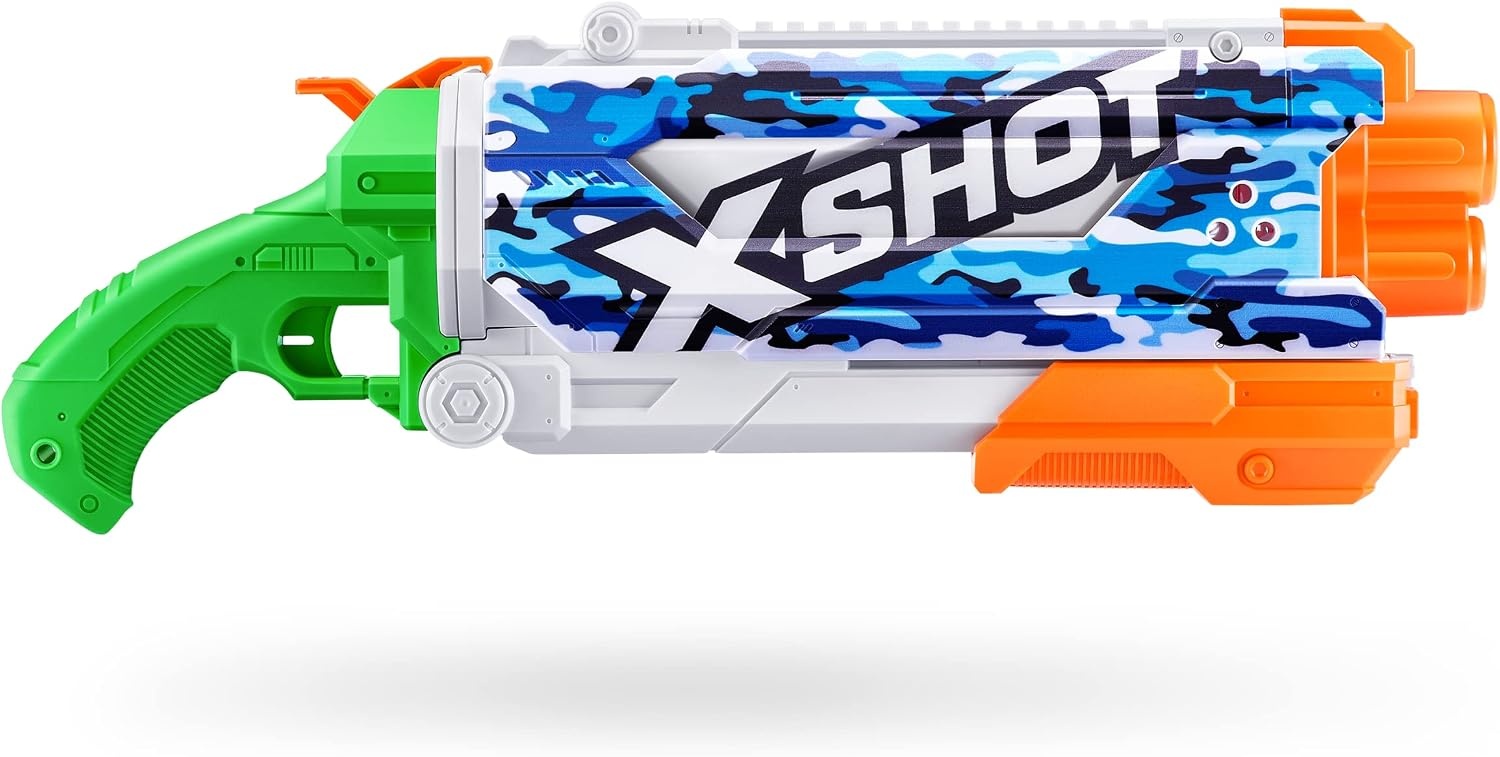 image:imageXSHOT Water FastFill Skins Pump Action Water Blaster Red Camo by ZURU XSHOT Watergun Fills in 1 SecondBlue