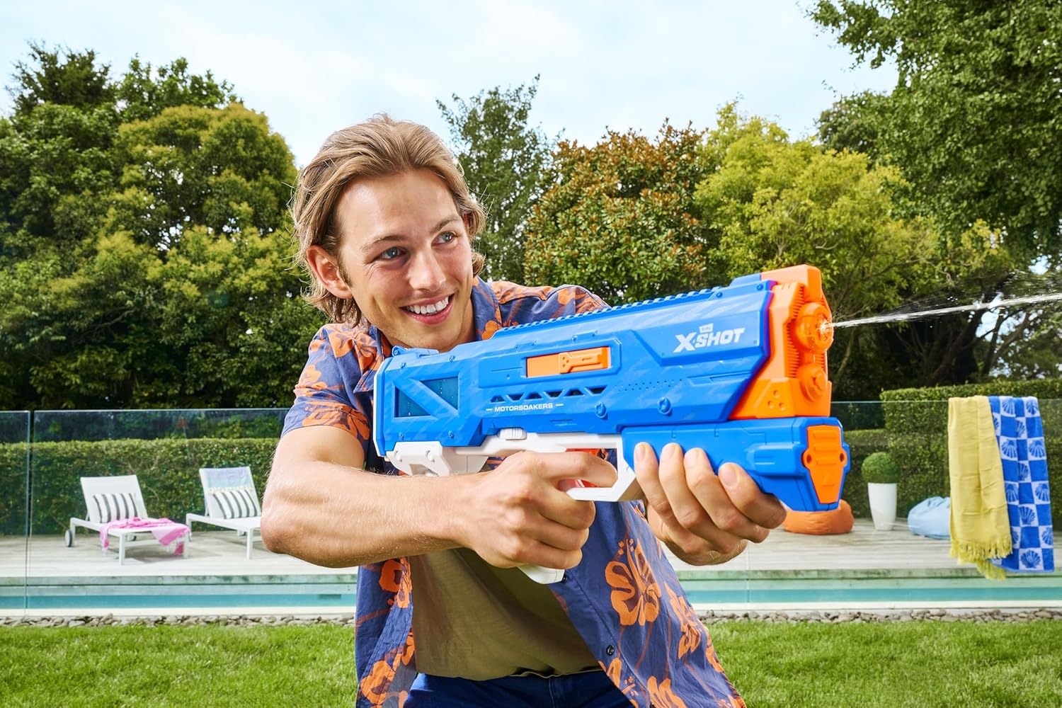 image:imageXSHOT Water Motor Soaker Hydra Pulse Fast Fill Rechargable Motorized Water Blaster for Kids amp Adults