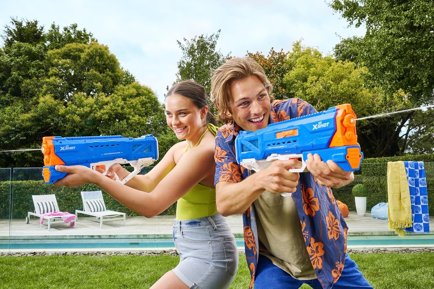 image:imageXSHOT Water Motor Soaker Hydra Pulse Fast Fill Rechargable Motorized Water Blaster for Kids amp Adults