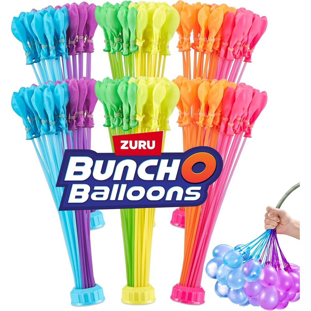 image:imageBunch O Balloons Tropical Party 6 Pack by ZURU 200 RapidFilling SelfSealing Tropical Colored Water Balloons for Outdoor Family Friends Children Summer Fun 6 PackTropical