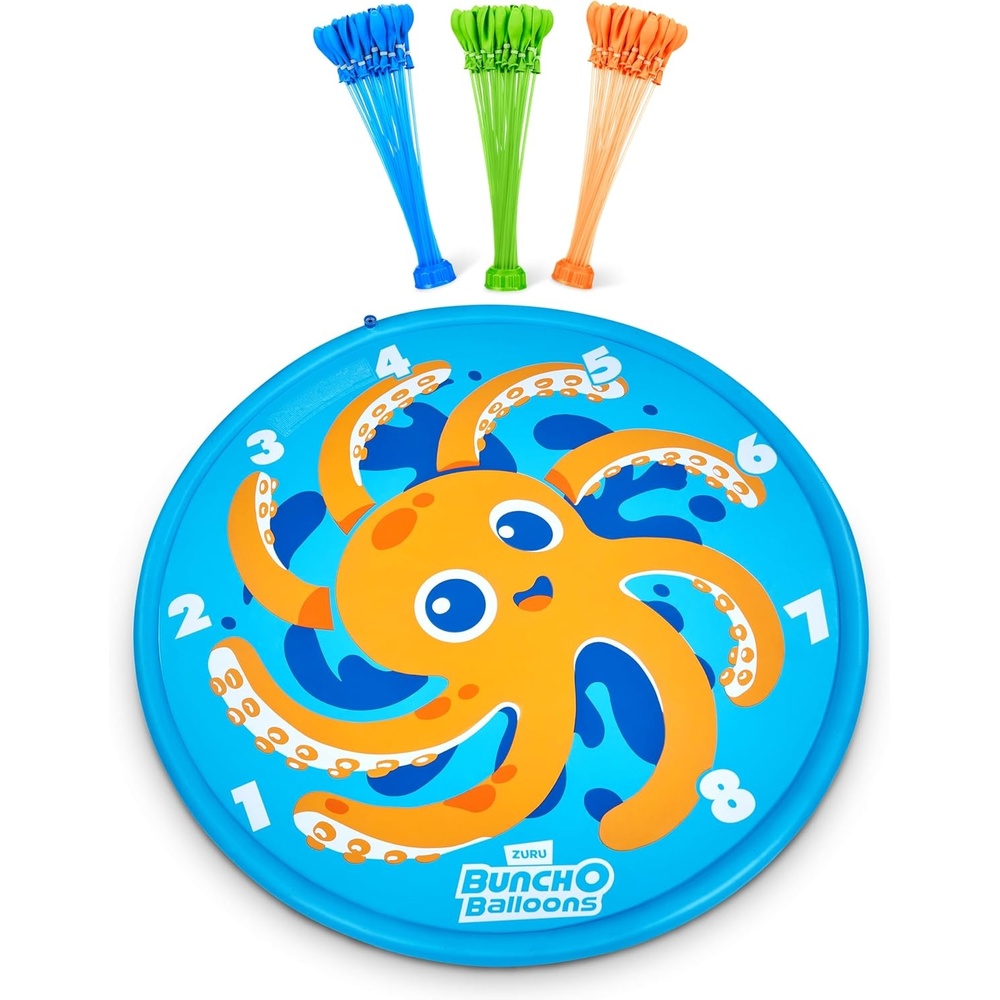 image:imageOriginal Bunch O Balloons Octopus Splash Pad with 100 RapidFilling Self Sealing Water Balloons by ZURU Water Balloon for The Whole Family Kids Teens and Adults No Stress Summer and Outdoor ToyOctopus Splash Pad