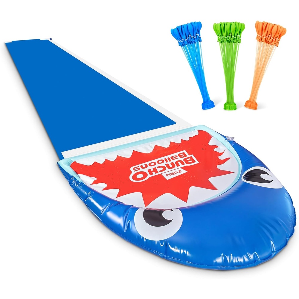 image:imageOriginal Bunch O Balloons Octopus Splash Pad with 100 RapidFilling Self Sealing Water Balloons by ZURU Water Balloon for The Whole Family Kids Teens and Adults No Stress Summer and Outdoor ToyShark