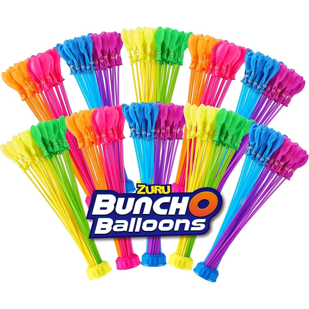 image:imageOriginal Bunch O Balloons Tropical Party 330 RapidFilling SelfSealing Water Balloons Amazon Exclusive 10 count pack of 1 by ZURU Water Balloon for the Whole Family Kids Teens and AdultsNeon Colored