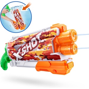 XSHOT Water Fast-Fill Skins Pump Action Water Blaster Red Camo by ZURU XSHOT Watergun (Fills in 1 Second!)(Red)
