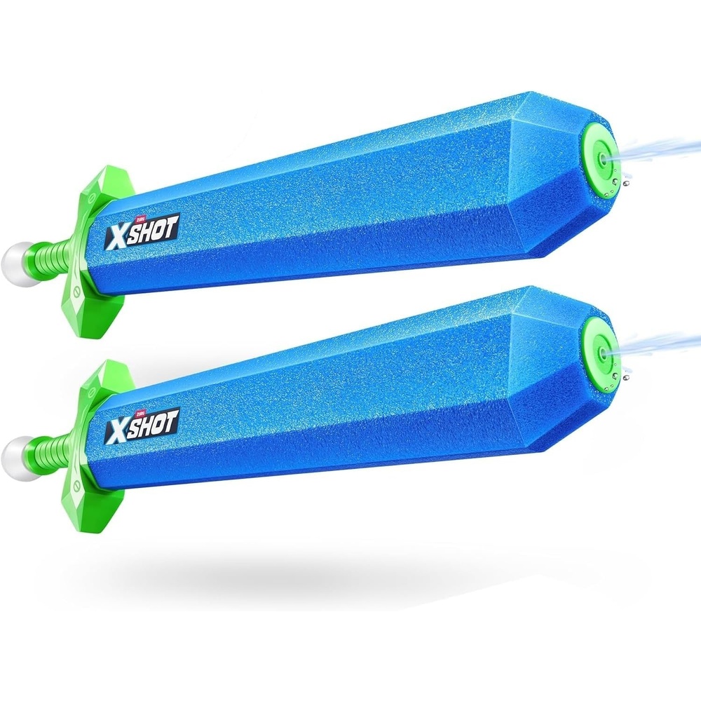image:imageXSHOT Water Warfare Sword 2 Pack Dual Play Toy Sword Play and Water Battles Big Toy for Children Teen and Adults