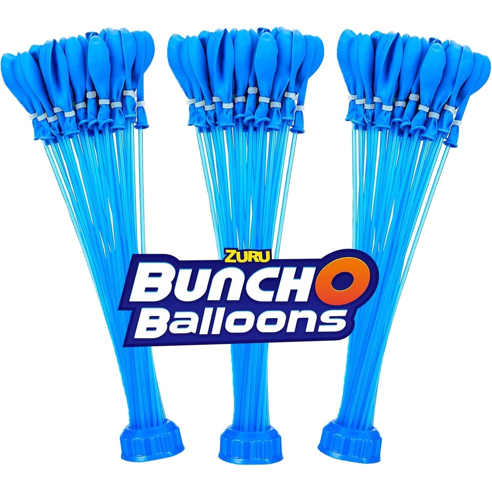 image:imageBunch O Balloons Tropical Party by ZURU 100 RapidFilling SelfSealing Tropical Colored Water Balloons for Outdoor Family Friends Children Summer Fun 3 CountBlue